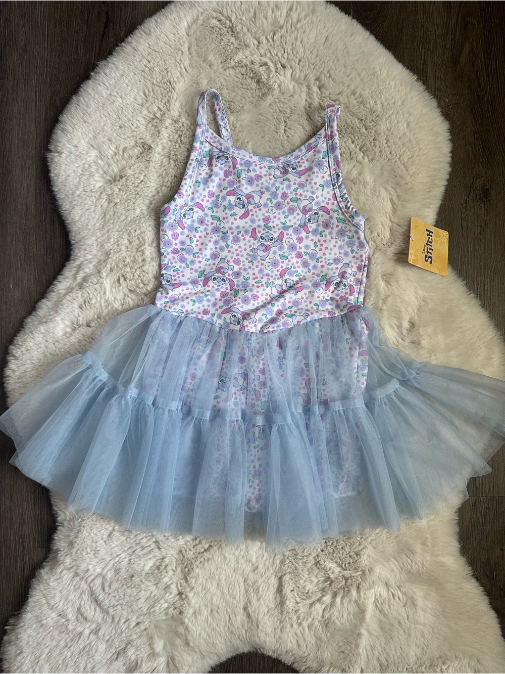 Kids Stitch Tulle Romper